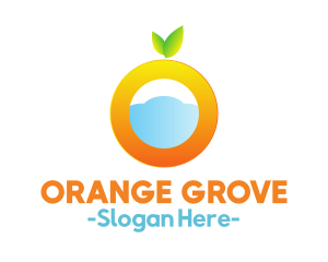Orange Fruit Cloud logo