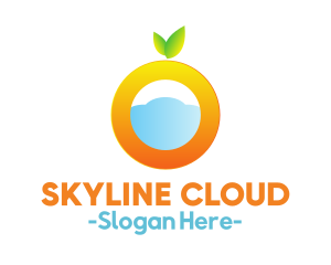 Orange Fruit Cloud logo