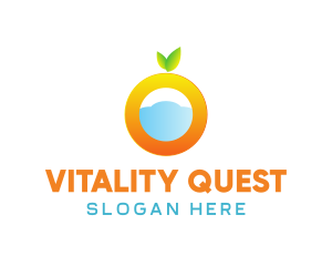 Orange Fruit Cloud logo