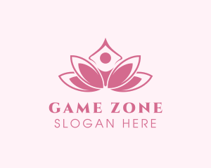 Pink Healing Lotus  Logo