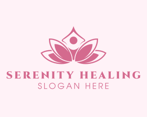 Pink Healing Lotus  logo