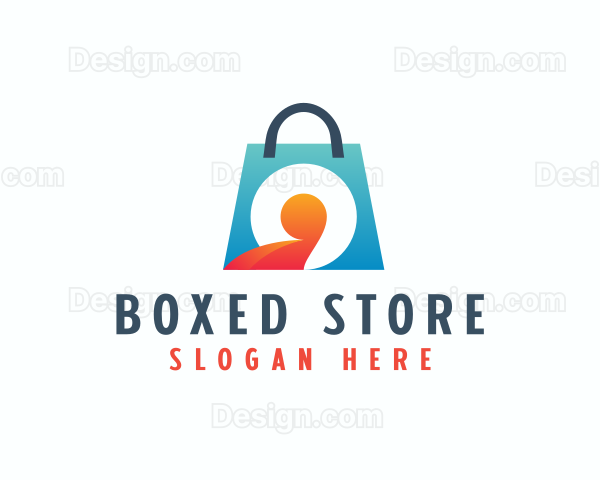 Shopping Bag Letter O Logo