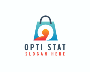 Shopping Bag Letter O logo design