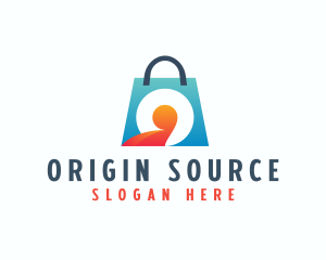 Shopping Bag Letter O logo design