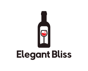 Wine Bottle Label logo