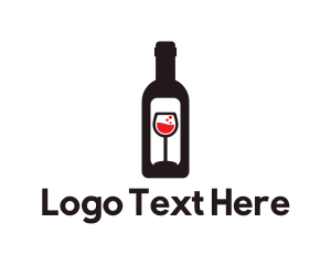 Wine - Wine Bottle Label logo design