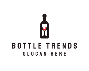 Wine Bottle Label logo