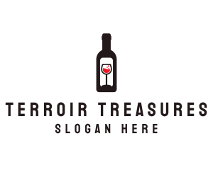 Wine Bottle Label logo