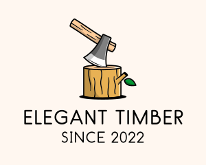 Wood Work Lumberjack  logo