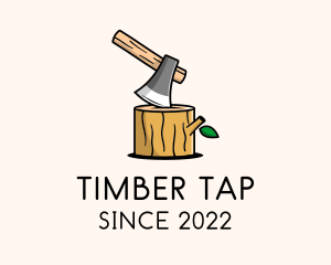 Wood Work Lumberjack  logo design