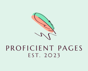 Writing Feather Pen logo