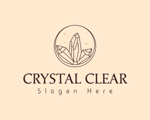 Premium Feminine Crystal logo design