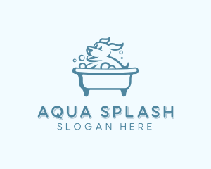 Bubble Bath Dog logo design