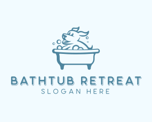 Bubble Bath Dog logo