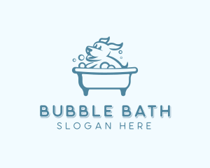 Bubble Bath Dog logo