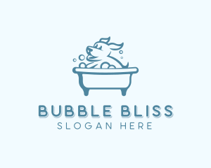 Bubble Bath Dog logo
