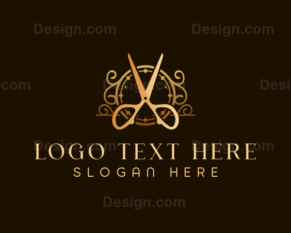 Premium Scissor Tailor Logo