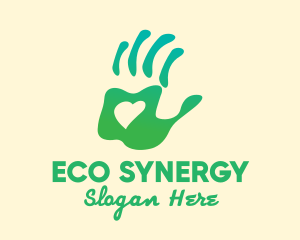 Green Handprint Love logo