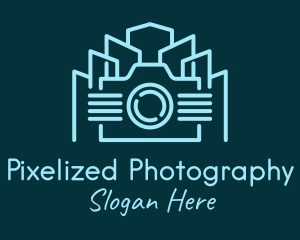 City Building Camera logo design