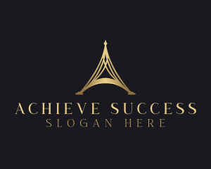 Luxury Tower Letter A logo design