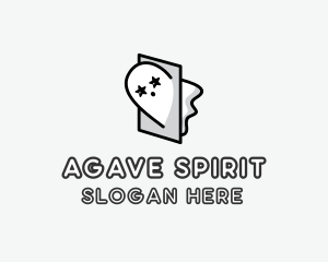 Spooky Ghost Spirit logo design