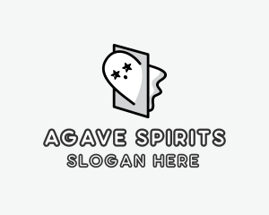 Spooky Ghost Spirit logo design