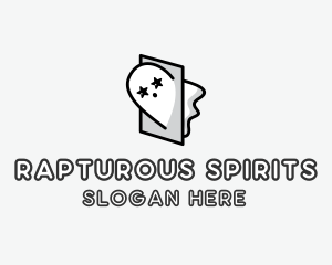 Spooky Ghost Spirit logo design