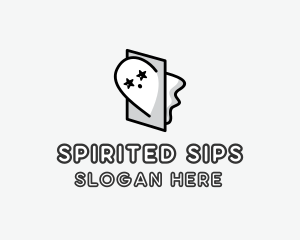 Spooky Ghost Spirit logo design