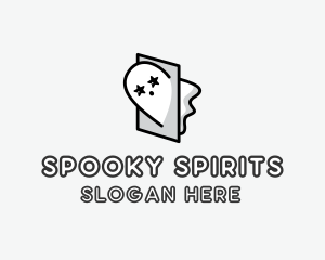 Spooky Ghost Spirit logo design