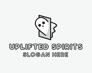 Spooky Ghost Spirit logo design