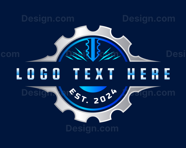 Industrial Mechanical Laser Logo
