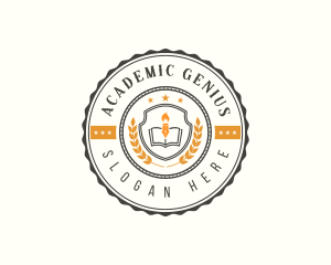 Academic University Badge logo design