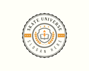 Academic University Badge logo design