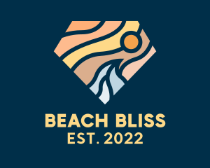 Diamond Beach Resort  logo design