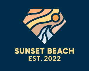 Diamond Beach Resort  logo design