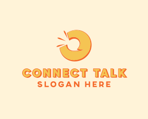 Modern Chat Bubble  logo design