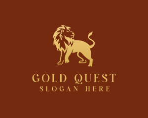 Gold Lion Enterprise logo design