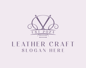 Craft Needle Quilting  logo design