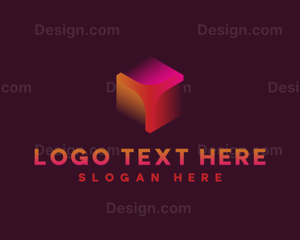 Geometric Hexagon Fintech Logo