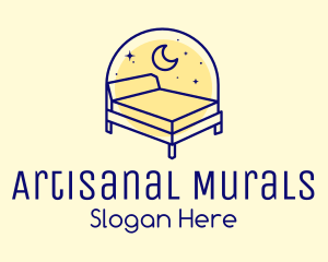 Starry Night Bed logo design