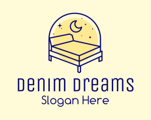 Starry Night Bed logo design