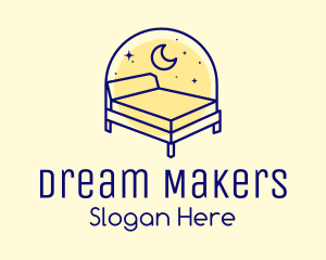 Starry Night Bed logo design