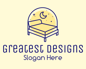 Starry Night Bed logo design