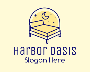 Starry Night Bed logo design