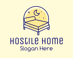 Starry Night Bed logo design