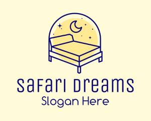 Starry Night Bed logo design