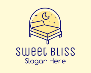 Starry Night Bed logo design