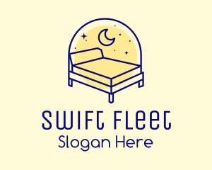 Starry Night Bed logo design