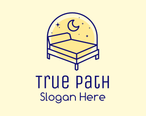 Starry Night Bed logo design