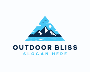 Mountain Lake Adventure logo design